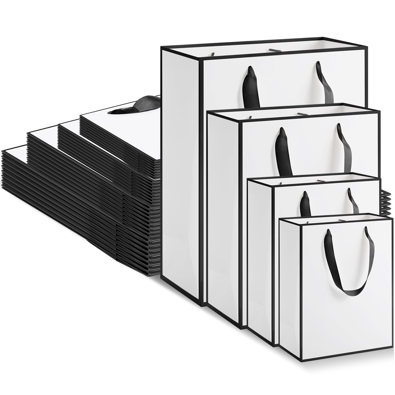 Wedding Supply Shops - 10 stuks geschenkverpakkingen witte papieren zak