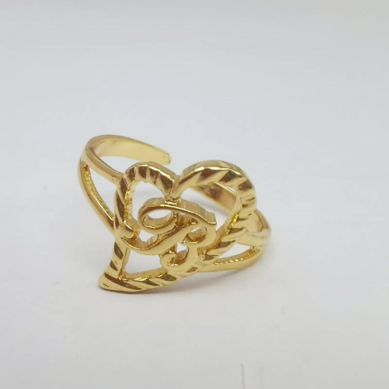 Wedding Zone - Duoying Custom Initial Ringen Persoonlijkheid Hip-Hop