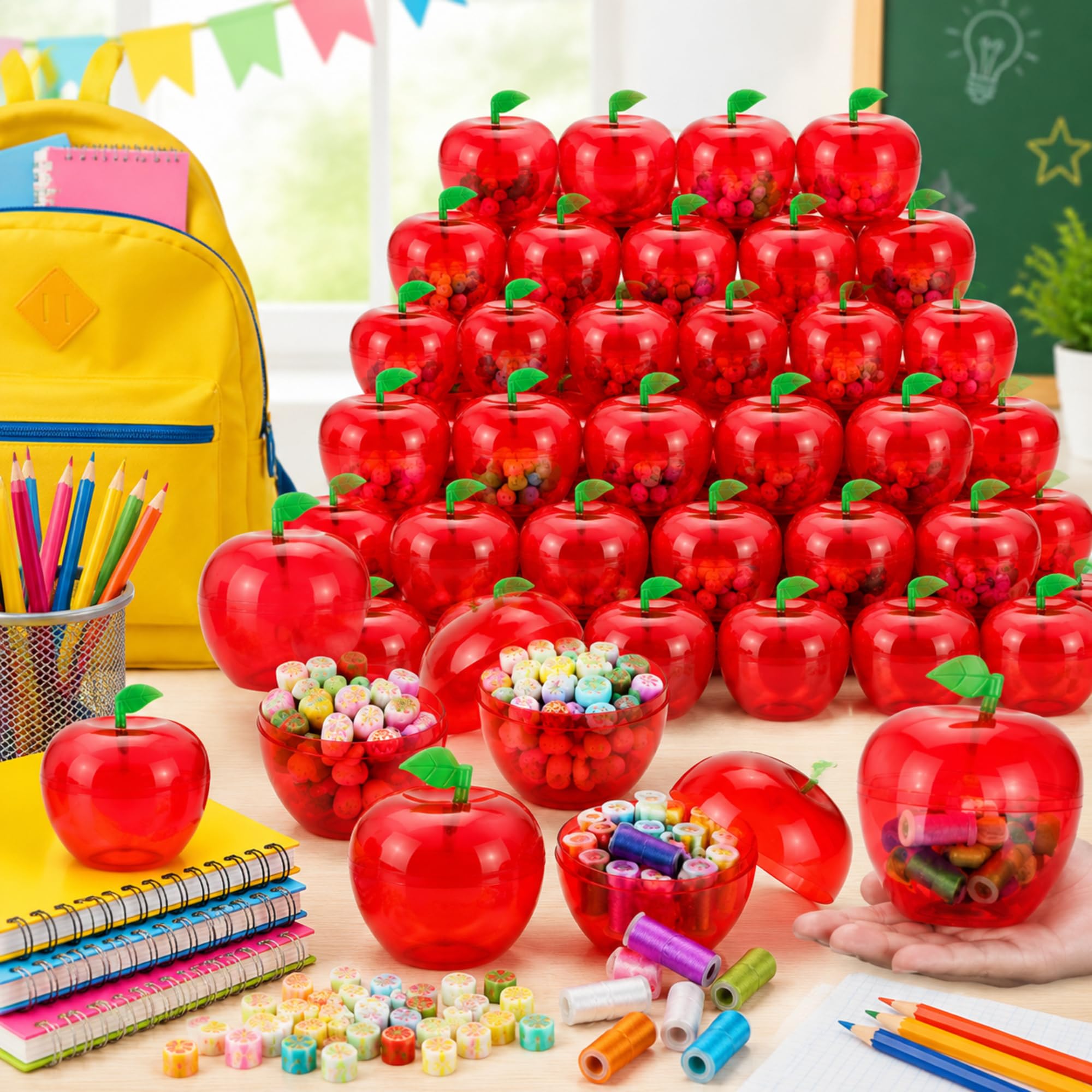 Wedding Favor Box - 5/10 stuks Apple-containers Sneeuwwitje-decoraties Plastic koekjespotten