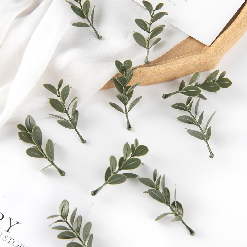 Wedding Favor Box - 50/100PCS Kunstplanten Blad Bruiloft Home Decor