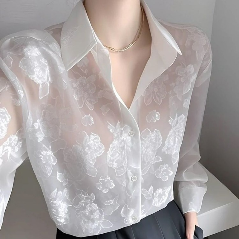 Good Floral & Wedding Decor Supply Photos - Zonbeschermingsshirt dames 2025, lente nieuwe unieke