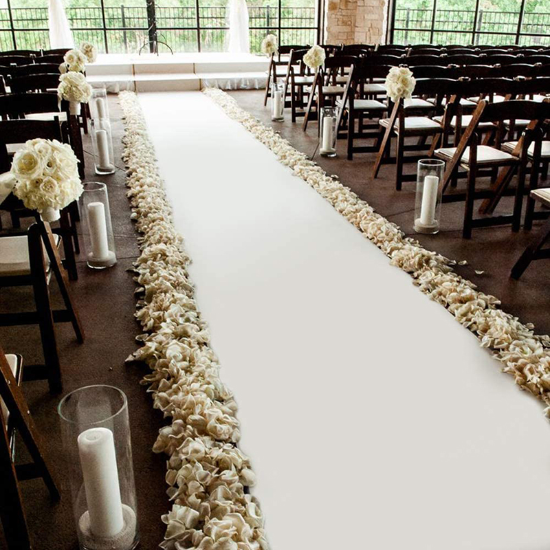 Aisle Runner White - Bruiloft Gangpad Lopers Party Verjaardag Feesten