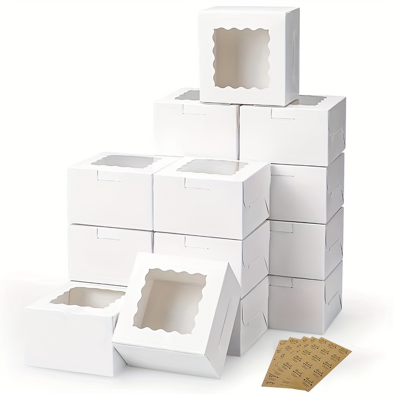 Wedding Favor Box - 10 stuks Kraftpapier Cake Candy Dozen