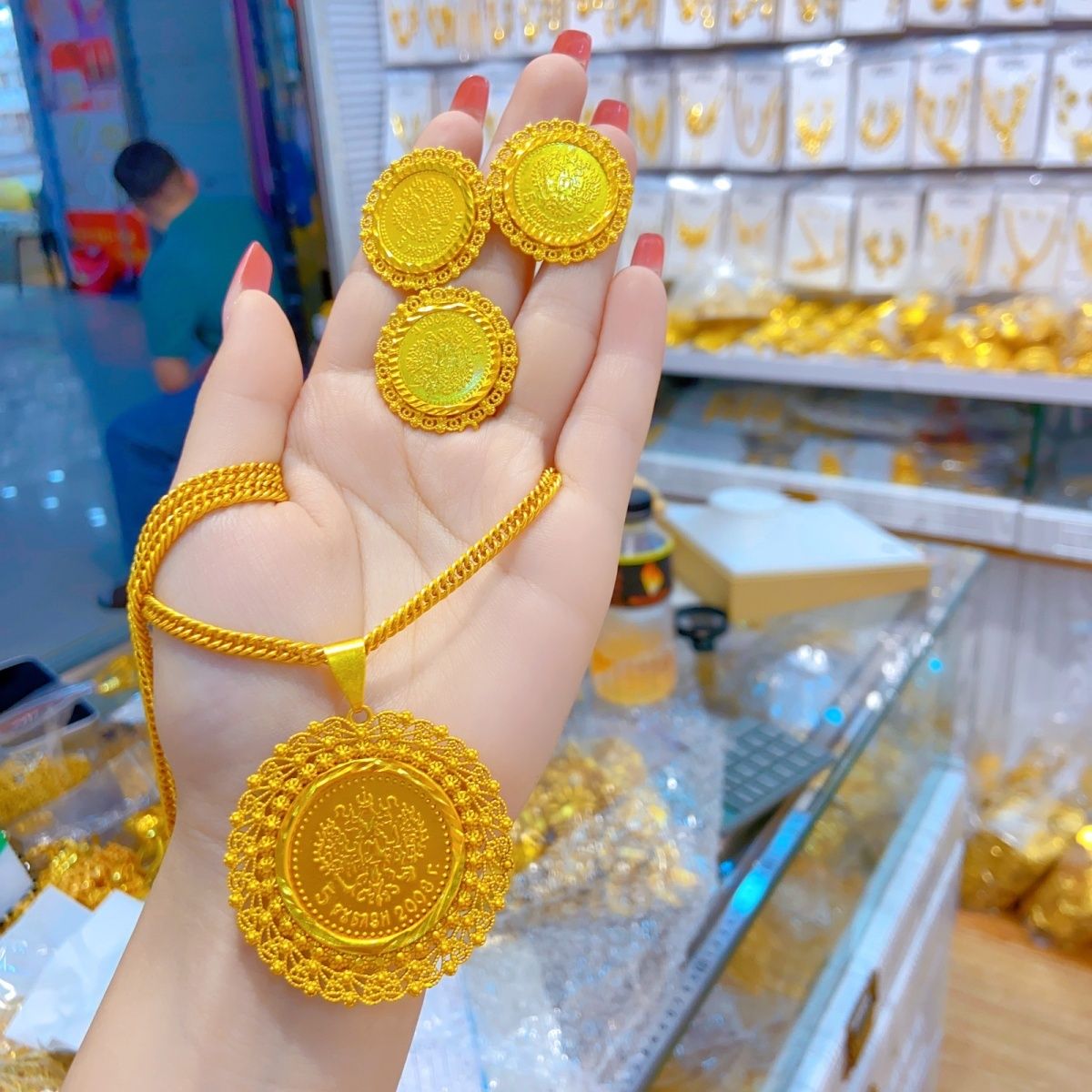 Wedding Zone - Nieuwe 24K Vergulde Dubai Sieraden Bruids