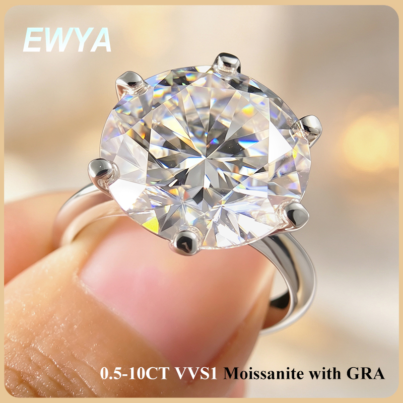Wedding Zone - EWYA GRA gecertificeerde 0,5-10CT D kleur
