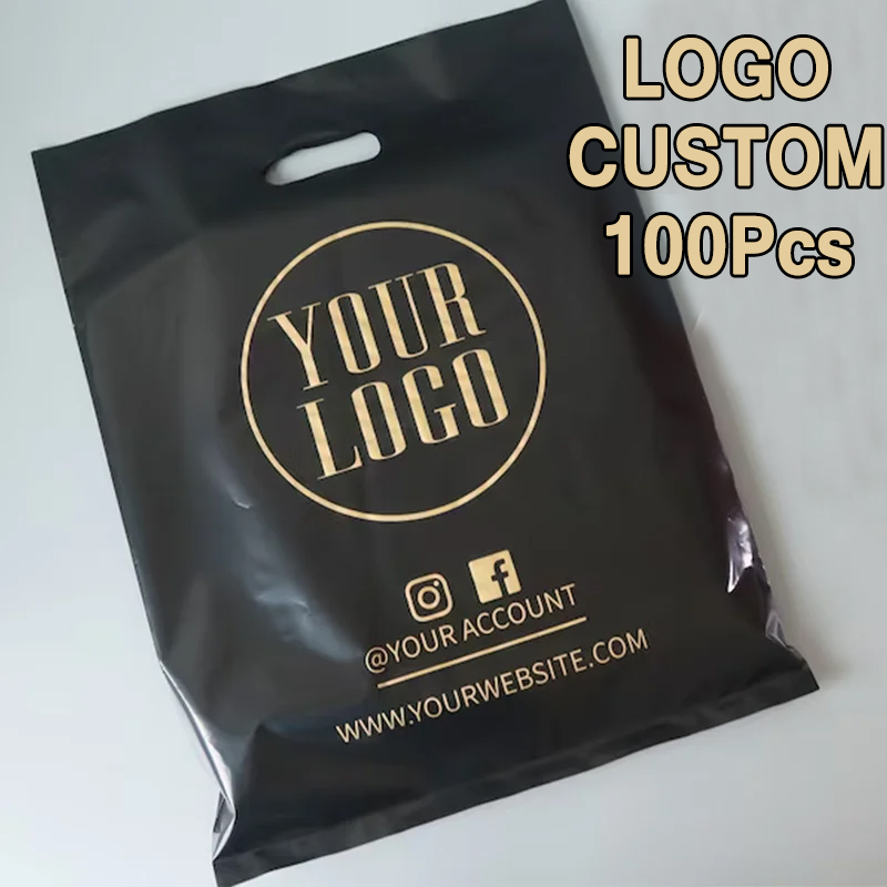 Wedding Supply Shops - Aangepaste logo winkel geschenkzakken draagbare plastic