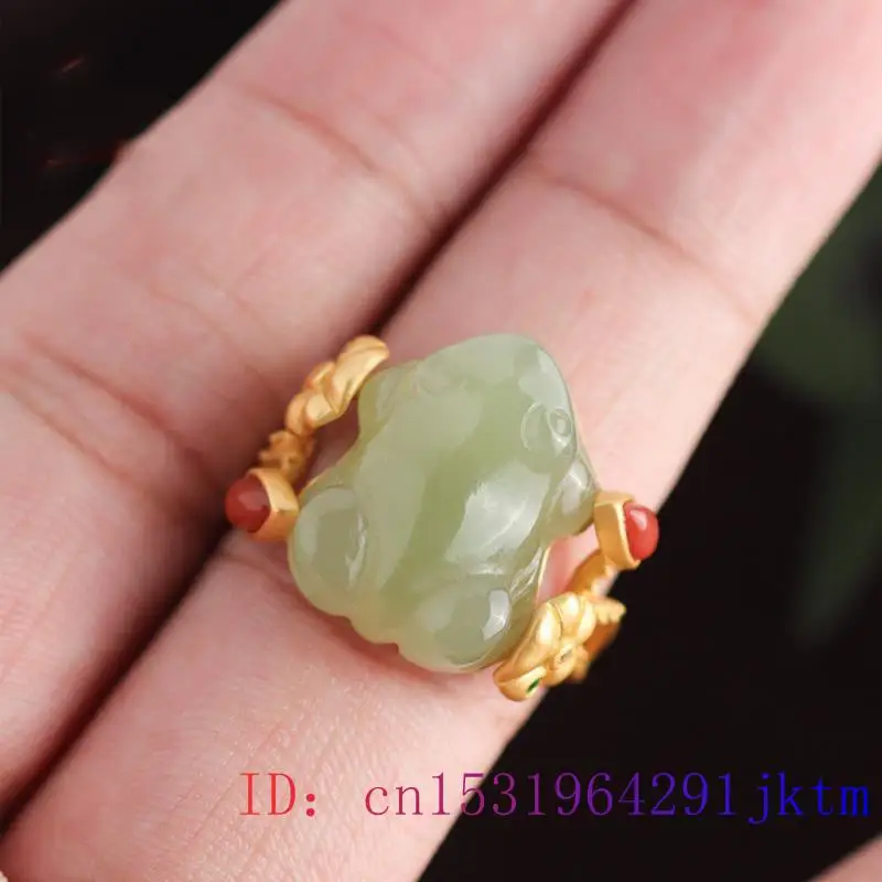 Groene Jade Kikker Ringen Char - Wedding Zone recensie en prijs