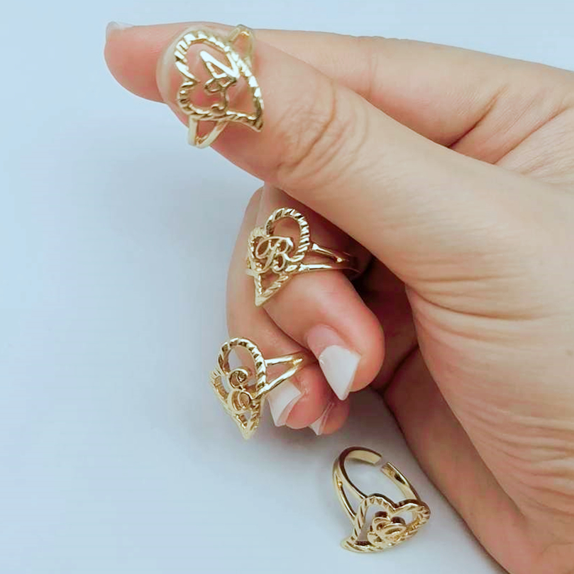 Duoying Custom Initial Ringen  - Wedding Zone recensie en prijs