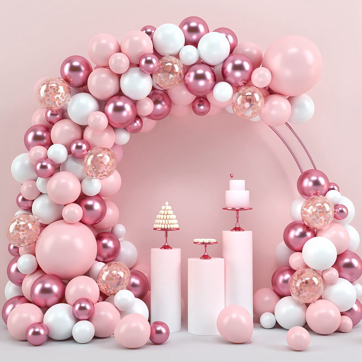 Roze Macaron Ballonnen Slinger - Wedding Supply Kit recensie en prijs