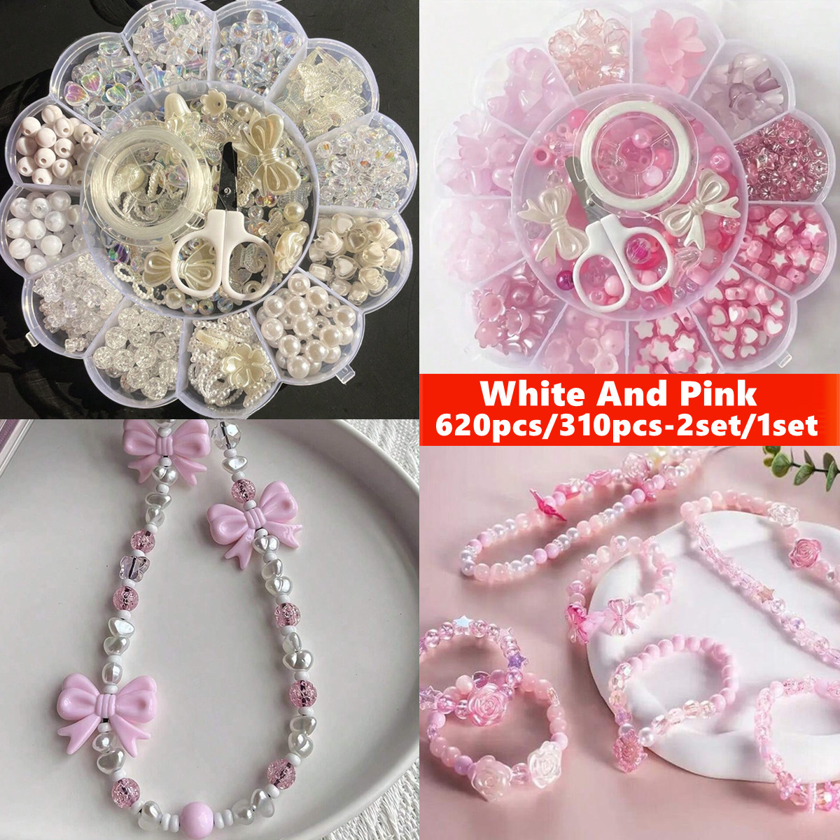 2Set/1Set 13 Grids Acryl Bloem - Wedding Packaging recensie en prijs
