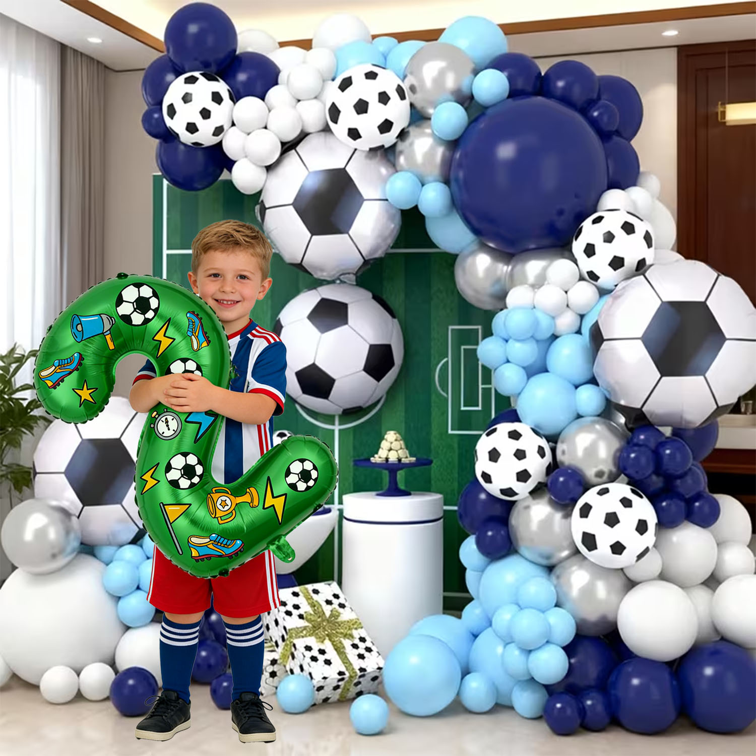 Ballonboogset met voetbalmotie - Wedding Supply Kit recensie en prijs