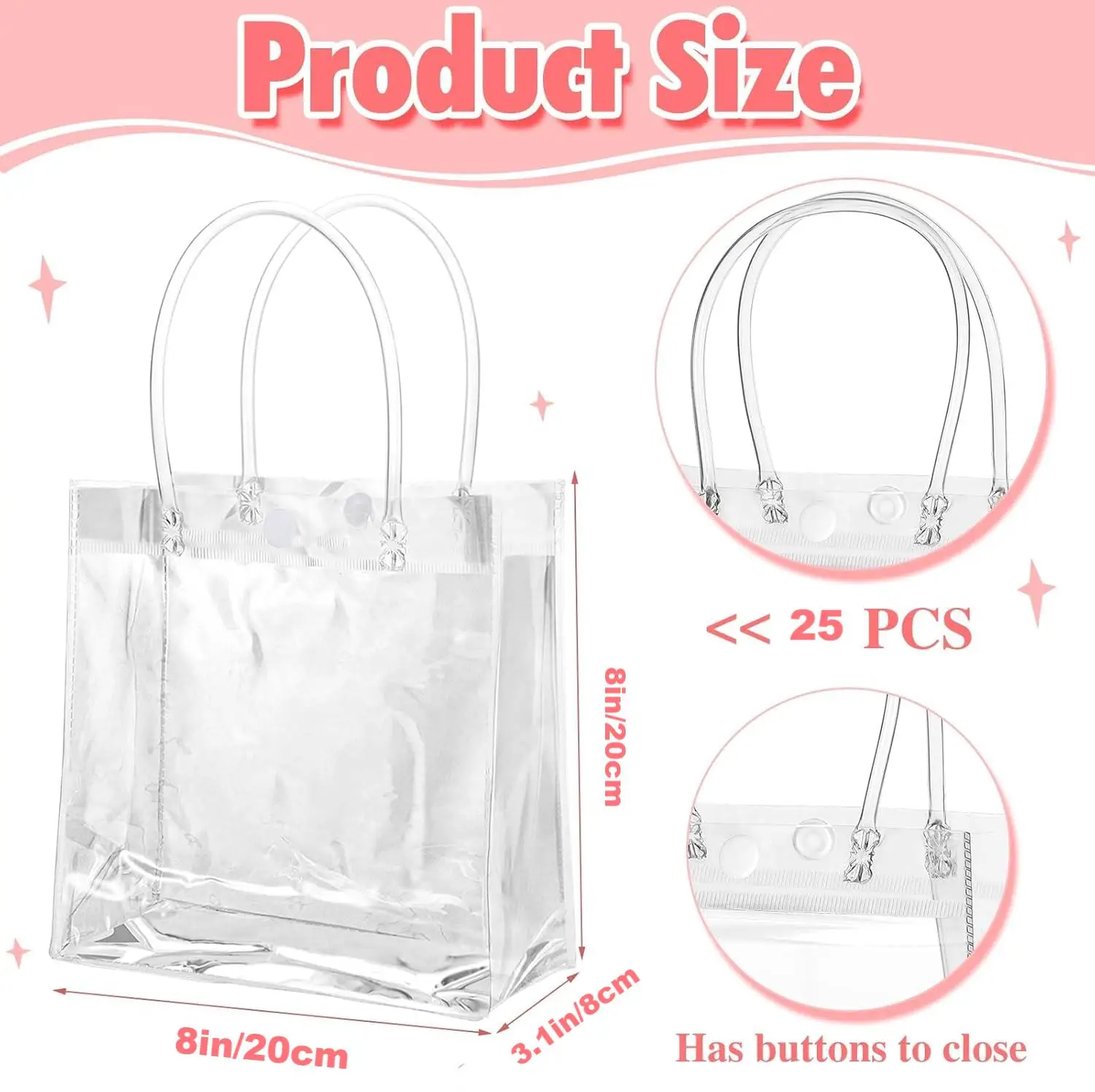 25 stuks transparante cadeauza - Wedding Packaging recensie en prijs