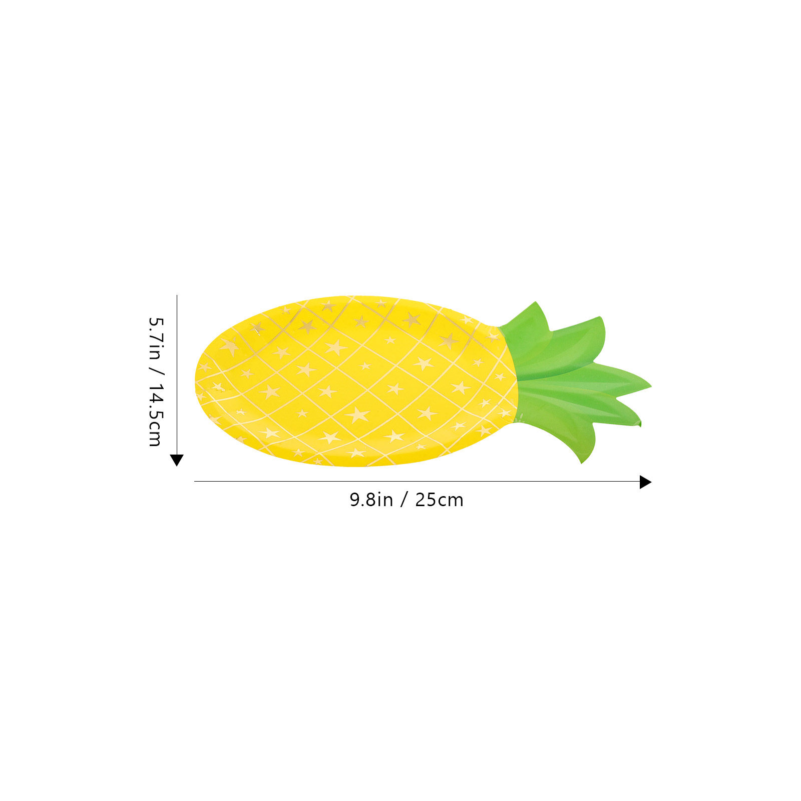 8 stuks ananas papieren borden - Wedding Supply Bulk recensie en prijs