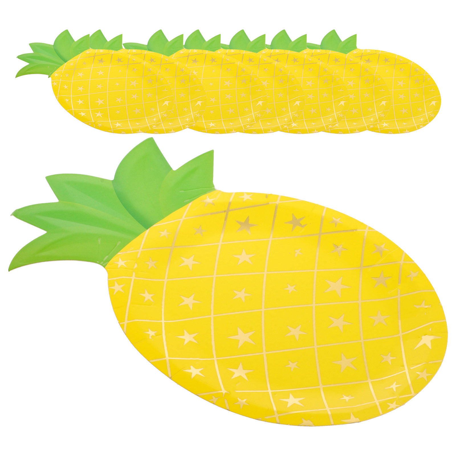 8 stuks ananas papieren borden - Wedding Supply Bulk recensie en prijs