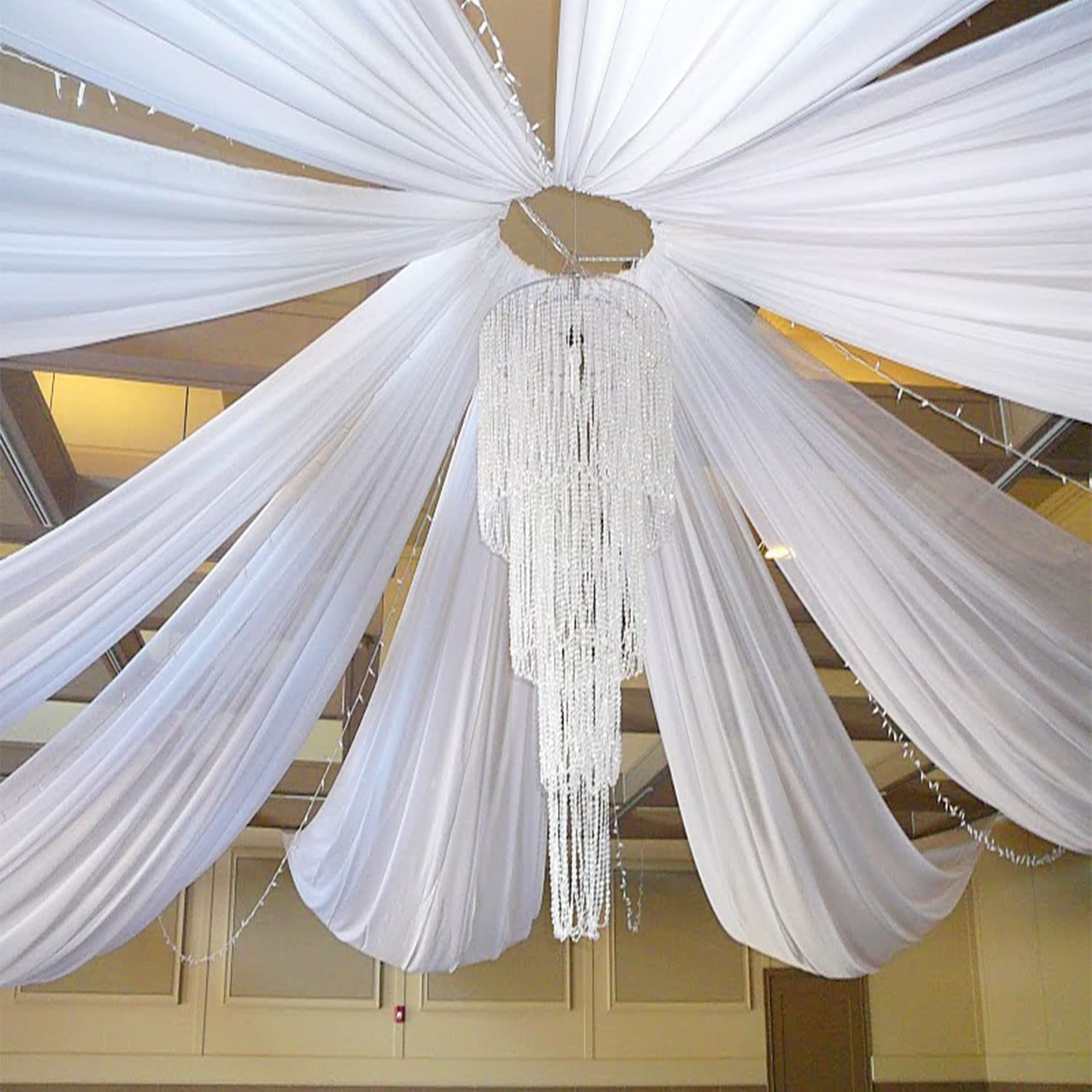 Bruiloft Boog Plafond Gedrapee - Wedding Backdrop Curtain recensie en prijs
