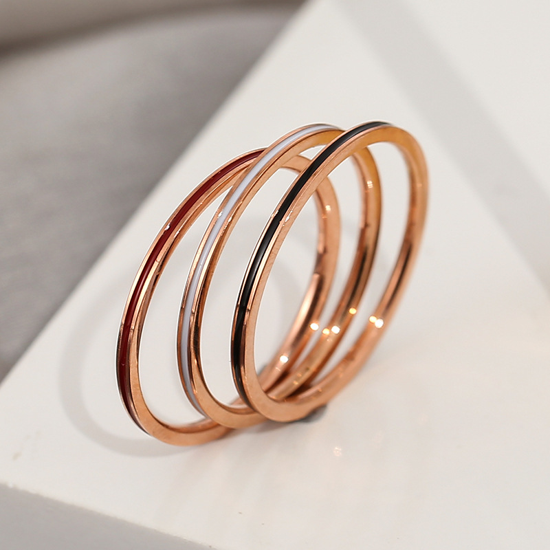 Titanium Staal Rose Goud Kleur - Wedding Zone recensie en prijs