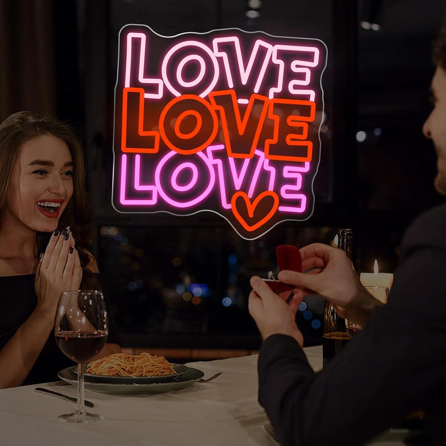 Liefdes Neon Sign USB Dimbare  - Wedding Shop recensie en prijs