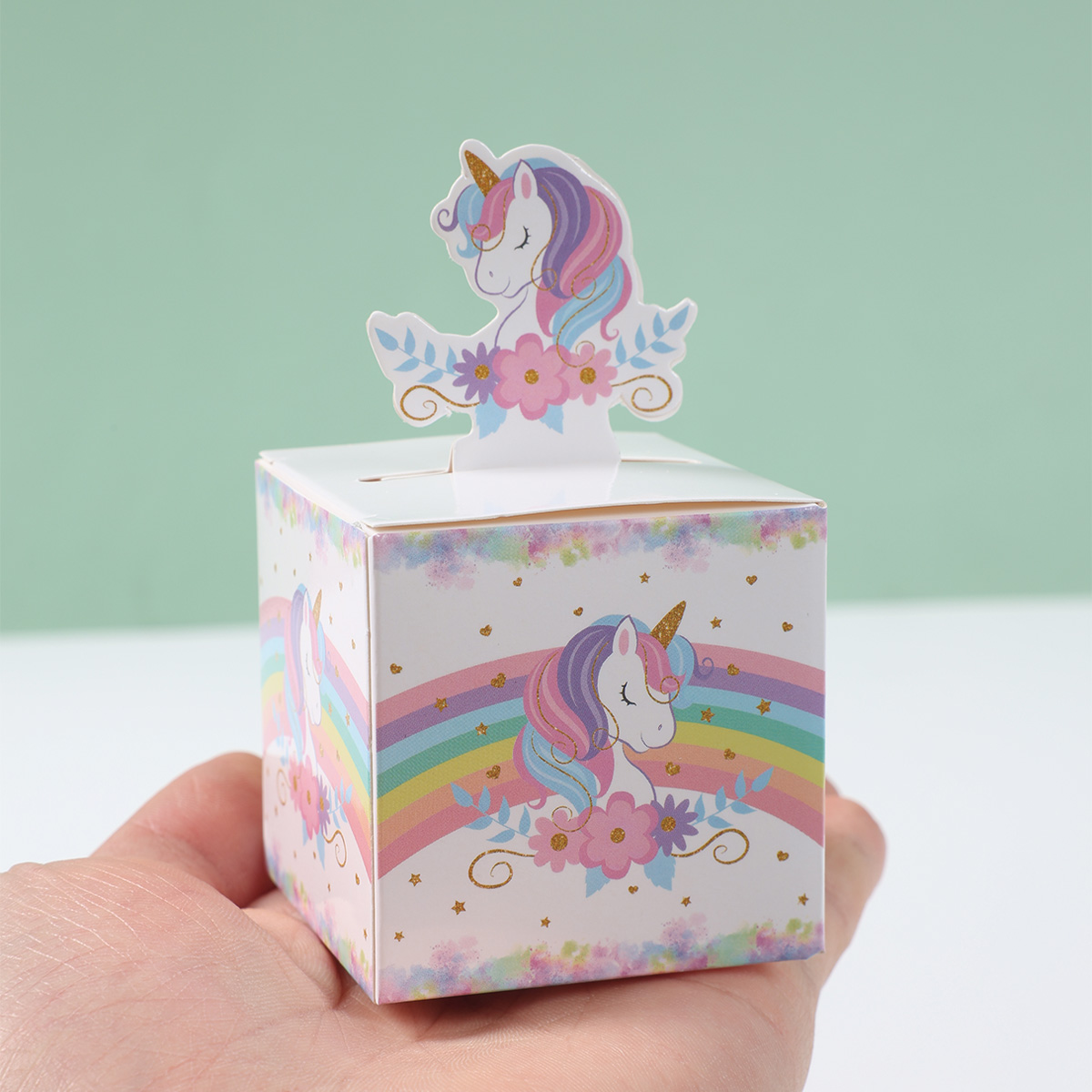 12/24 stks Eenhoorn 3D Papier  - Wedding Favor Box recensie en prijs