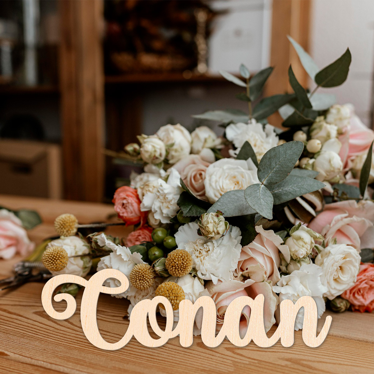 Op maat gemaakte massief houte - Wedding Shop recensie en prijs