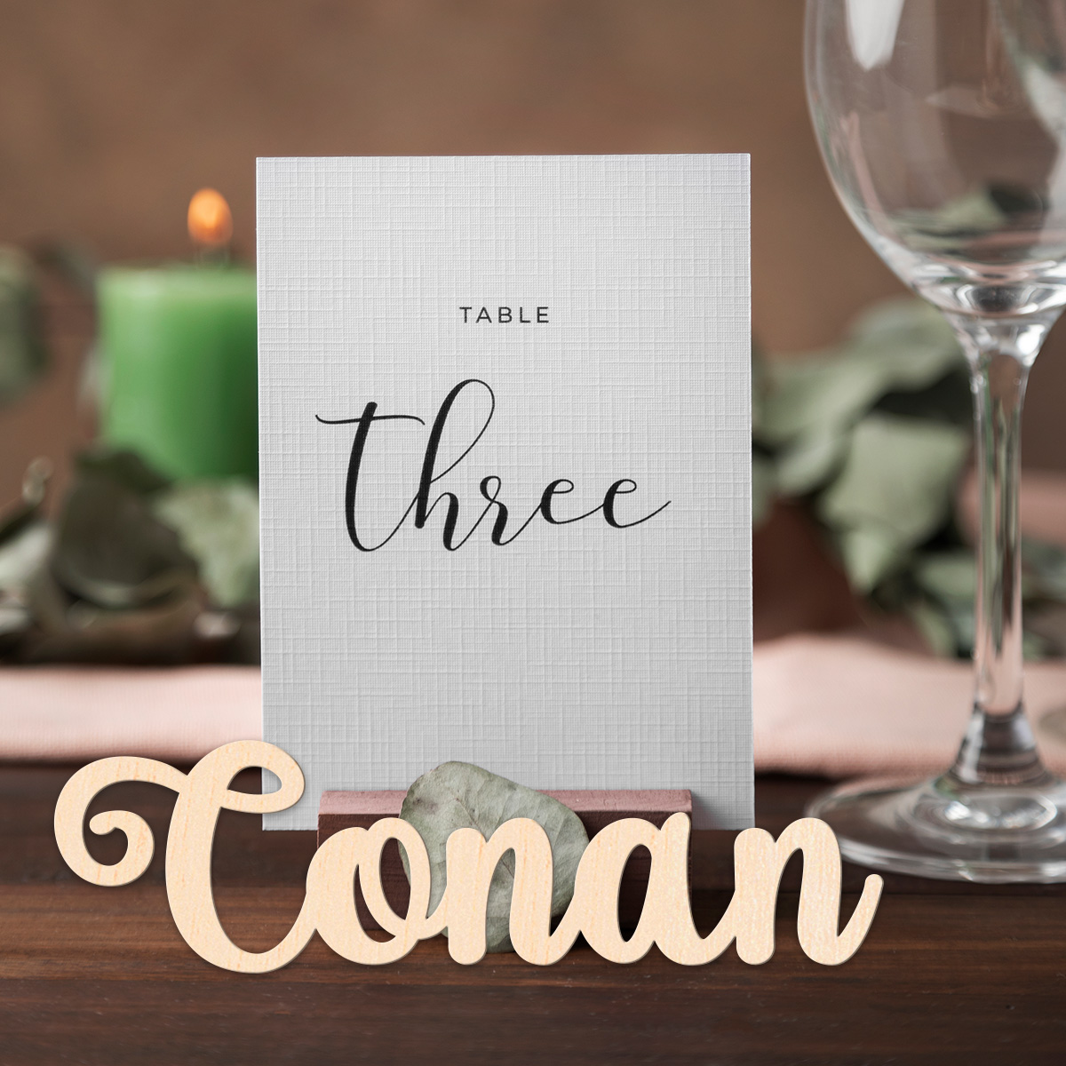 Op maat gemaakte massief houte - Wedding Shop recensie en prijs
